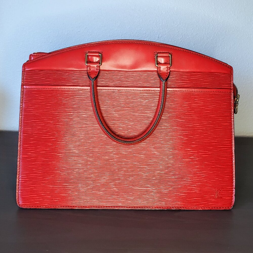Louis Vuitton Riviera Vanity Tote - Vintage Red Epi Leather w/ COA - Picture 3 of 16